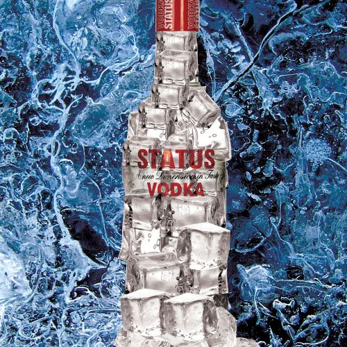 Status Vodka Advertising illustration