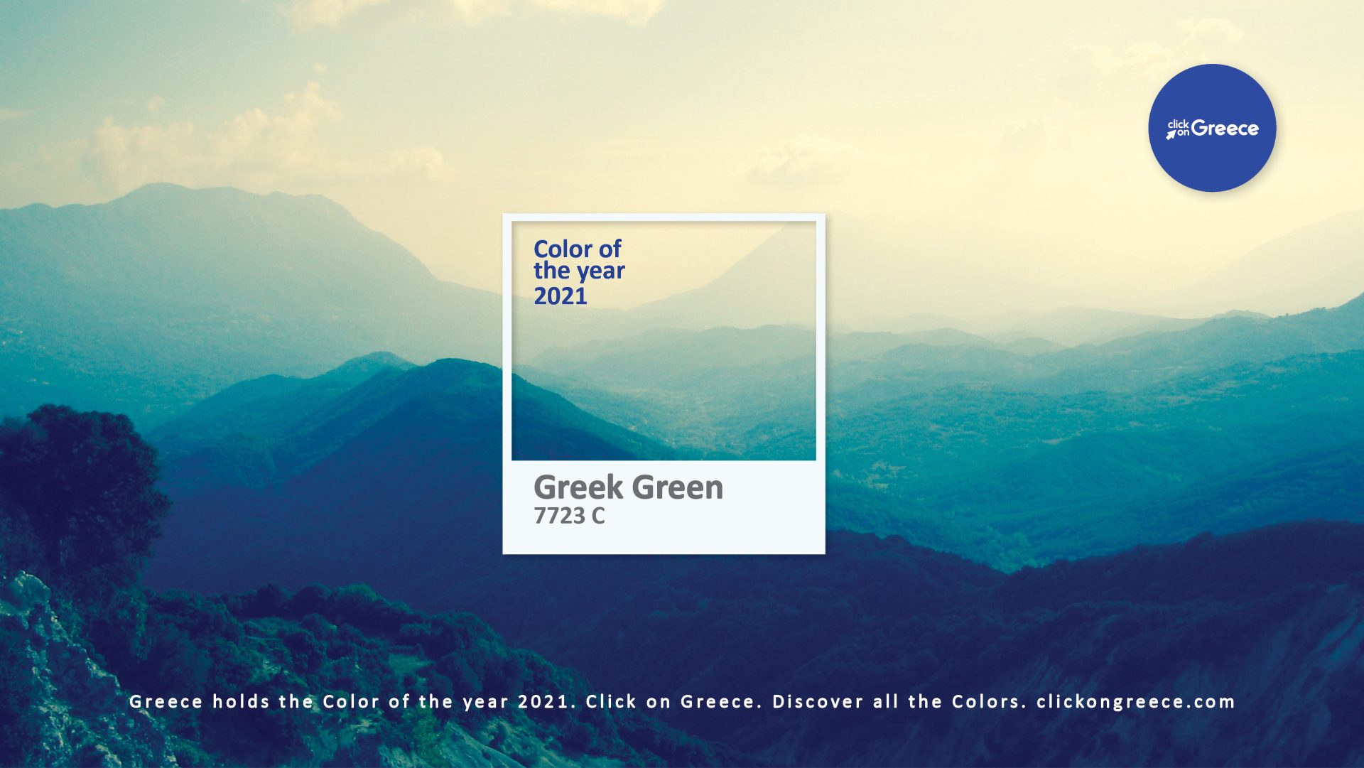 the Design Agency designed Click on Greece's 2020-2021 campaign V.01