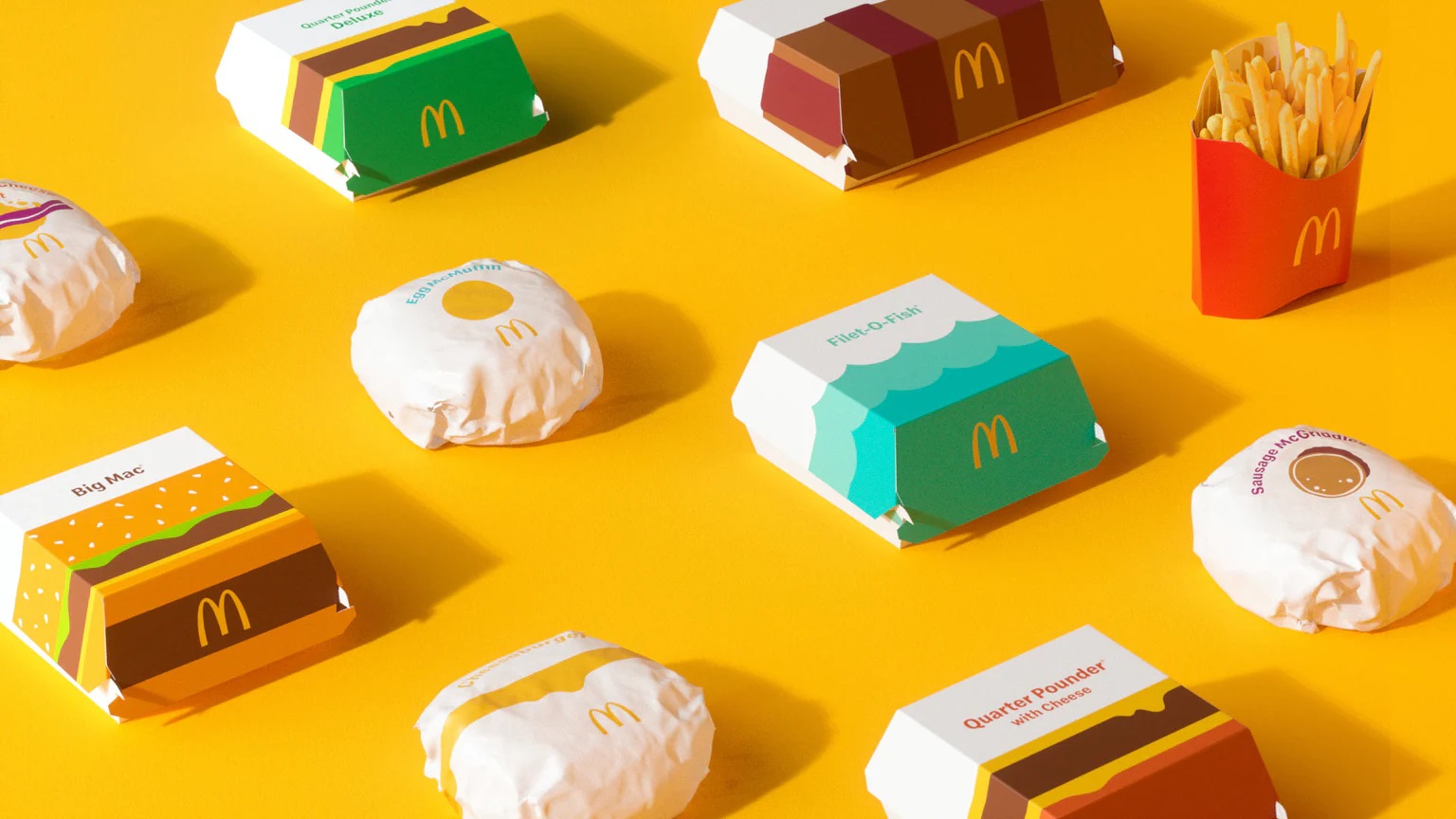 McDonald’s launches playful redesign of its packaging